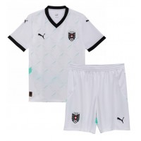 Camiseta Austria Segunda Equipación Replica Eurocopa 2024 para niños mangas cortas (+ Pantalones cortos)